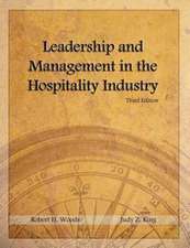 Leadership and Management in the Hospitality Industry