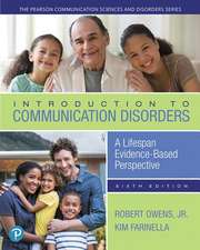 Introduction to Communication Disorders