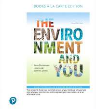 The Environment and You, Books a la Carte Edition