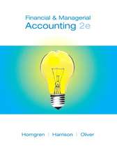 Financial and Managerial Accounting, Chapters 15-23