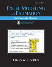 Excel Modeling and Estimation in Corporate Finance: United States Edition