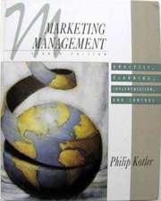 Marketing Management: Analysis, Planning, Implementation and Control