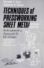 Techniques of Pressworking Sheet Metal: An Engineering Approach to Die Design