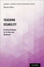 Teaching Disability: Practical Activities for In Class and Homework