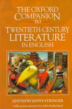 The Oxford Companion to Twentieth-Century Literature in English