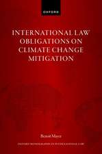 International Law Obligations on Climate Change Mitigation