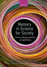 Memory in Science for Society: There is nothing as practical as a good theory