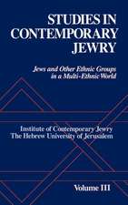 Studies in Contemporary Jewry: III: Jews and other Ethnic Groups in a Multi-Ethnic World