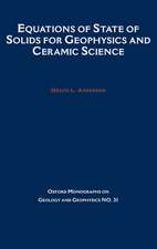 Equations of State of Solids in Geophysics and Ceramic Science