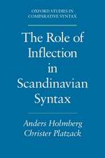 The Role of Inflection in Scandinavian Syntax