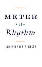 Meter as Rhythm