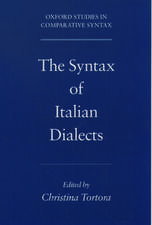 The Syntax of Italian Dialects