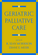 Geriatric Palliative Care