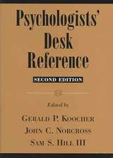 Psychologists' Desk Reference