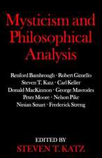 Mysticism and Philosophical Analysis