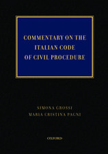 Commentary on the Italian Code of Civil Procedure