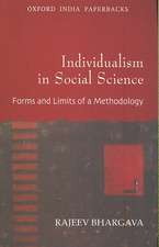 Individualism in Social Science: Forms and Limits of a Methodology