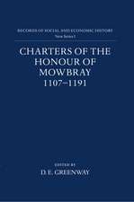 Charters of the Honour of Mowbray 1107-1191