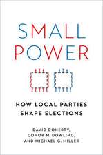 Small Power: How Local Parties Shape Elections