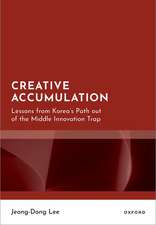 Creative Accumulation: Lessons from Korea's Path out of the Middle Innovation Trap