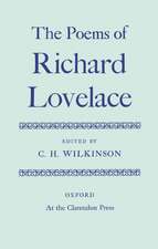 Poems of Richard Lovelace