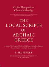 The Local Scripts of Archaic Greece