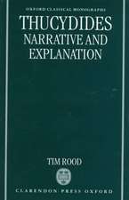 Thucydides: Narrative and Explanation