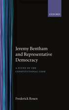 Jeremy Bentham and Representative Democracy: A Study of `The Constitutional Code'