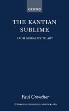 The Kantian Sublime: From Morality to Art