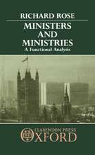 Ministers and Ministries: A Functional Analysis