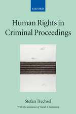 Human Rights in Criminal Proceedings