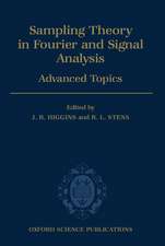 Sampling Theory in Fourier and Signal Analysis: Advanced Topics