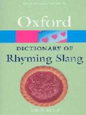 The Oxford Dictionary of Rhyming Slang