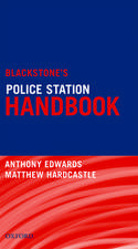 Blackstone's Police Station Handbook