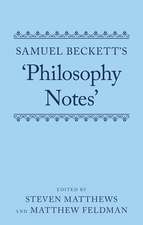 Samuel Beckett's 'Philosophy Notes'