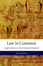 Law in Common: Legal Cultures in Late-Medieval England