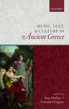 Music, Text, and Culture in Ancient Greece