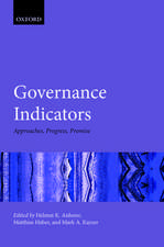 Governance Indicators: Approaches, Progress, Promise