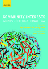 Community Interests Across International Law