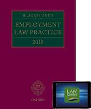 Blackstone's Employment Law Practice 2019 (book and digital pack)