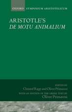 Aristotle's De motu animalium: Symposium Aristotelicum