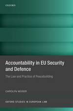 Accountability in EU Security and Defence