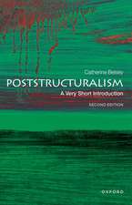 Poststructuralism: A Very Short Introduction