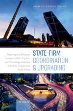 State-Firm Coordination and Upgrading: Reaching the Efficiency Frontier in Skill-, Capital-, and Knowledge-Intensive Industries in Spain and South Korea