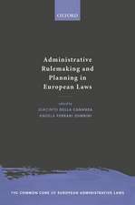 Administrative Rulemaking and Planning in European Laws