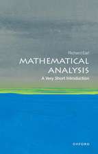 Mathematical Analysis: A Very Short Introduction