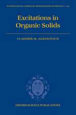 Excitations in Organic Solids