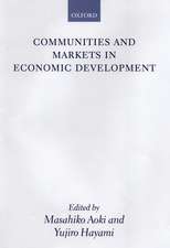 Communities and Markets in Economic Development