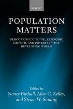 Population Matters: Demographic Change, Economic Growth, and Poverty in the Developing World