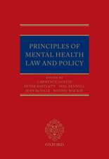 Principles of Mental Health Law and Policy